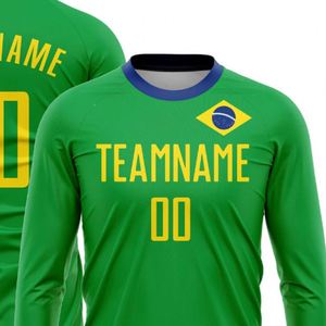 Maillot de football classique à manches longues, respirant et à séchage rapide, uniforme sportif pour hommes, idéal pour les matchs et la compétition - Product Image 4