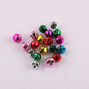 Campanas de Hierro Electrochapadas de Colores, 10mm 12mm 20mm 25mm, Forma Redonda, Adornos Navideños DIY, Accesorios de Decoración - Product Image 5