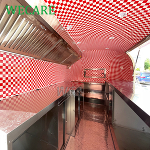 Wecare Mobile Restaurant <span class=keywords><strong>Caravane</strong></span> alimentaire mobile avec cuisine Camion Street Food Vending Car Concession Trailer Pizza Foodtruck - Product Image 5