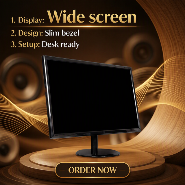 OEM MNT21.5 FHD 1080P 75Hz TN LED Monitor 21.5 Inch VGA Port Support Wall Mount Computer Screen for Bulk Purchase