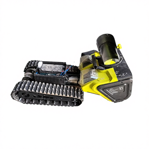 <span class=keywords><strong>Souffleuse</strong></span> à neige télécommandée tout-terrain à chenilles, balayeuse à neige télécommandée motorisée, chenilles en caoutchouc, lance-neige, déneigement - Product Image 1