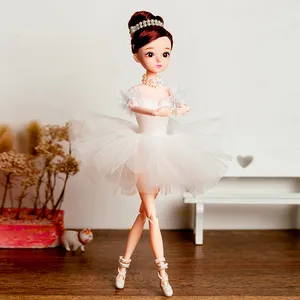 नई गुड़िया कारखाने गर्म बिक्री खिलौना उपहार सेट के 30 cm ड्रेस अप और श्रृंगार बैले गुड़िया लड़कियों गुड़िया