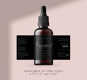 Logotipo personalizado 10ml 50ml 100mL vidrio transparente Perfume pegatina rollo botella impresión pegatinas etiquetas con caja bolsa pegatinas - Product Image 2