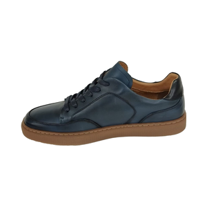 Baskets décontractées pour hommes en cuir véritable, à semelle rouge à clous, à lacets, respirantes, antidérapantes, confortables et légères, collection Printemps - Product Image 5