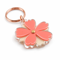 Porte-clés en acrylique personnalisé OEM, avec paillettes, transparent, impression UV, découpe laser, promotionnel, vente en gros, faible MOQ