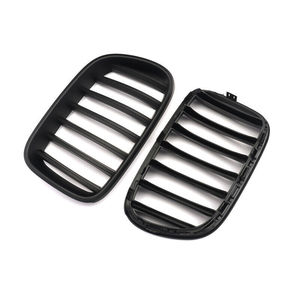 Rejilla delantera para BMW X3 F25 2011-2013, color negro mate y negro brillante, de plástico ABS, para la entrada de aire. - Product Image 2