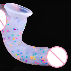 OEM ODM <span class=keywords><strong>gode</strong></span> en silicone doux réaliste pour débutants jouet sexuel gelée <span class=keywords><strong>gode</strong></span> réaliste avec forte <span class=keywords><strong>ventouse</strong></span> pour femmes hommes gays - Product Image 5