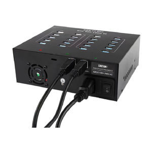Concentrador USB 3,0 sipolar con 20 puertos USB, cargador, estación de acoplamiento de <span class=keywords><strong>200W</strong></span>, divisor, concentrador USB, 1 unidad - Product Image 1