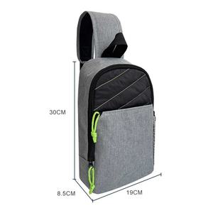 Bolso de pecho multifuncional antirrobo con logotipo personalizado, impermeable, con cremallera, suave, bandolera, directo de Vietnam - Product Image 2