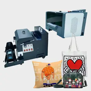 Factory original A3 60CM XP600 2 heads DTF printer with shaker and dryer for textile