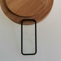 Panneau de verre sérigraphié de petite taille avec adhésif 3M, panneau de verre pour cadre de caméra