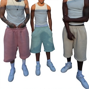 Wholesale Custom Fleece <b>Shorts</b> Mens Soft Cotton Sweat <b>Shorts</b> <b>Gym</b> Athletic Casual Training Wear Factory - Product Image 4