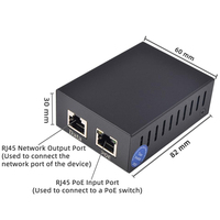 SDaPo PS1250G Splitter PoE Gigabit 2.5G 12V4.2A PoE++ Norme IEEE802.3bt Isolation haute tension 1500V Splitter PoE actif
