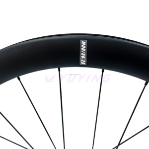 Roue de vélo de route en carbone OEM <span class=keywords><strong>Cliner</strong></span> à frein à disque 700c, hauteur 50mm, 24 trous de rayons, largeur interne 20mm, légère, compatible tubeless, finition UD mate - Product Image 2