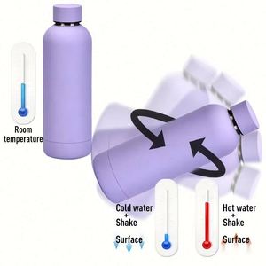 Design Custom Logo Double Walled Stainless Steel <b>Small</b> Mouth Water Bottle Hot Cold Water Bottle - Product Image 2