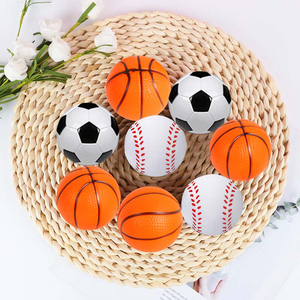 4cm PU Foam Basketball Stress <b>Ball</b> Mini Sport <b>Squeeze</b> <b>Ball</b> CE Certified Kids Party School Carnival Reward - Product Image 4