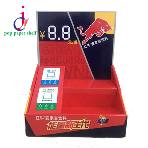 Retail Display Box Cardboard Box Display Chinese Factory Custom Retail Beverage Eco-friendly Cardboard Pop-up Display Box