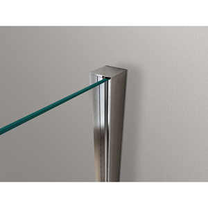 Pared lateral fija H 190 Puerta de ducha plegable transparente cromada Apertura de libro plegable 67,5-70-82,5-85 Puerta de apertura de libro plegable - Product Image 5