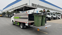 Camion de transport de déchets électrique à énergie nouvelle Changan Kuayue D5, zéro émission, conteneur de 240 L