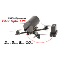 Équipement de communication à fibre optique FPV Drone à fibre optique Ultra-longue distance 2km/3km/5km/10/15/20km/30km Fibre optique FPV