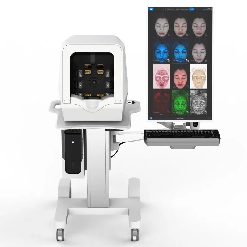 Meicet 3D 피부 분석기 장치 최고의 디지털 피부 분석기 얼굴 얼굴 피부 기계 얼굴 분석 기계