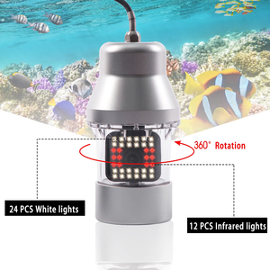 1080P 9 pouces HD Fish <span class=keywords><strong>Camera</strong></span> Caméra Sous-Marine 360 Degrés Rotation 670Ft Câble 42LEDs & IR Lights Étanche IP68 Fish <span class=keywords><strong>Camera</strong></span> - Product Image 3