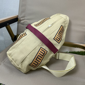 Anime Cosplay <b>Backpack</b> Anime Gaara Casual Fashion <b>Canvas</b> Gourd Bag Wear-resistant Single-shoulder Diagonal Cross Bag - Product Image 2