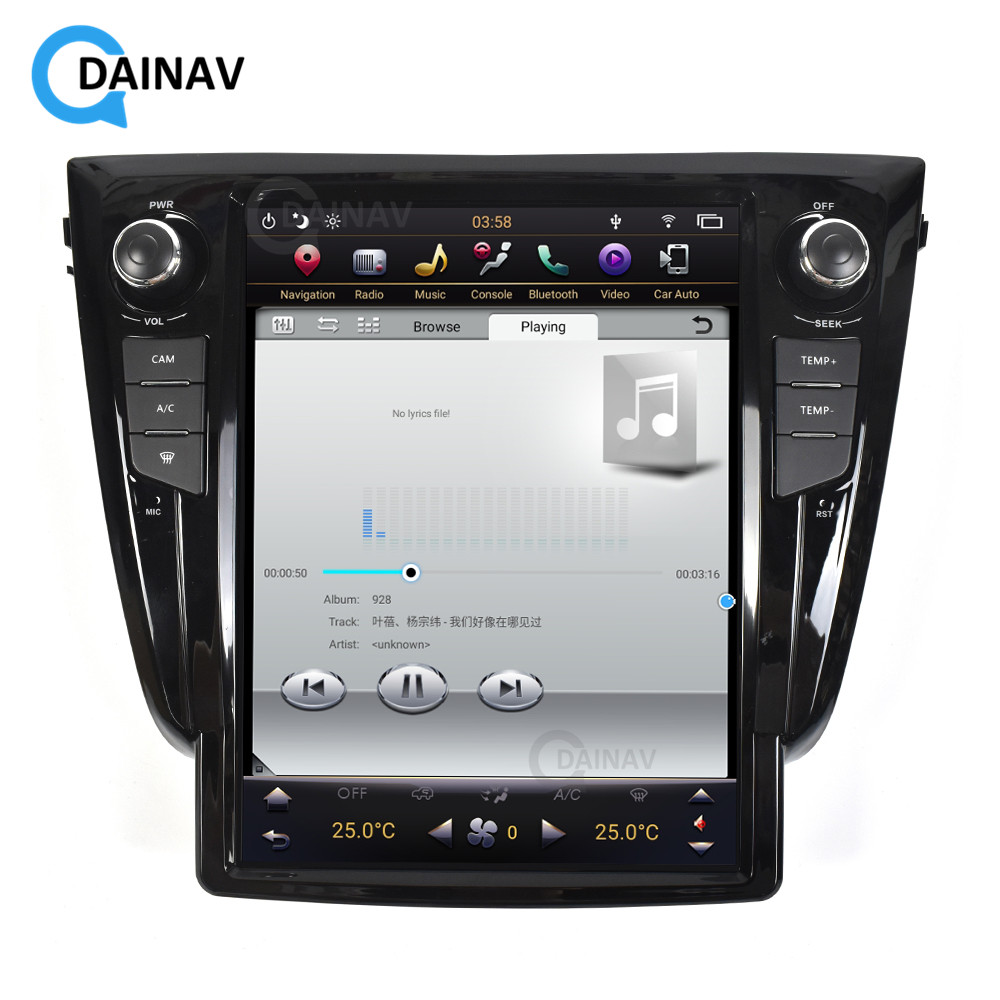 Nissan x-trail 2013-2020 için PX6 dikey ekran araba radyo