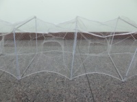 Cage de poisson longue Dua iran 506, Cage pour poisson type Dragon, 30cm x 40cm x 28 trous (Bubu Naga, Bento Naga, vito Naga)