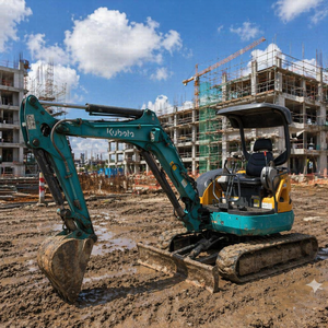 Mini-excavatrice sur chenilles d'occasion de 3 tonnes, moteur et boîte de vitesses testés et inspectés, modèle 2018, origine Japon, prix bas - Product Image 2