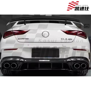Kit Carrozzeria in Fibra di Carbonio KSUI per <span class=keywords><strong>Mercedes</strong></span> W118 <span class=keywords><strong>C118</strong></span> 2016 - 2018, Spoiler Posteriore per Bagagliaio - Product Image 6