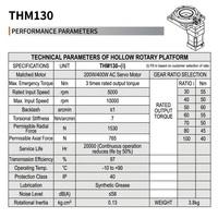 Plateforme rotative creuse de haute précision avec réducteurs à engrenages planétaires, personnalisable ODM pour les industries de la machinerie agricole et CNC