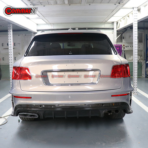ชุดแต่งตัวถังคาร์บอนไฟเบอร์ครึ่งคันสไตล์ MSY สำหรับ Bentley Bentayga ปี 2016 ประกอบด้วยลิ้นกันชนหน้า คิ้วล้อ ฝาครอบกระจกมองข้าง และชุดสปอยเลอร์หลัง - Product Image 5