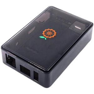 Carte Orange Pi 3 LTS avec coque de protection transparente en ABS noir, étui pour accessoires électroniques, modèle A_OPI3LTSCase_01 - Product Image 1