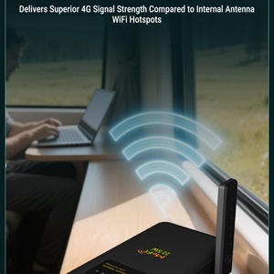 Routeur de carte SIM G4 Pro 4G WiFi 6 avec pare-feu VPN & QoS, charge rapide 22,5W, batterie externe 10000mAh, point d'accès mobile LTE TR069 - Product Image 6