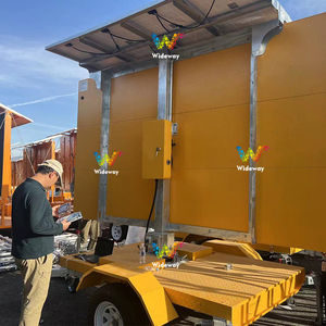 Painéis de Mensagens Variáveis (<span class=keywords><strong>VMS</strong></span>) Montados em Reboque - Telas de Exibição de Tráfego Rodoviário LED em Cores Completas/Âmbar Disponíveis em Vários Estilos - Product Image 5