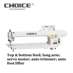Gc0303-850-D4 Golden Choice Máquina de coser de brazo largo computarizada de accionamiento directo con pie andador y puntada recta de una aguja - Product Image 2