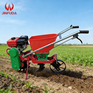 Semoir multifonctionnel pour céréales, engrais agricole, semoir à maïs, semoir à cacahuètes, semoir à soja, semoir manuel à pousser, utilisation domestique - Product Image 1