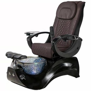 Sillón de Pedicura Spa Kisen de Lujo, Color Rosa, Tipo Trono, con Asiento Doble Reclinable, para Salón de Belleza, con Lavabo para Pies y Masaje Facial - Product Image 5