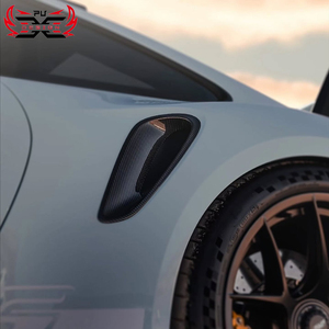Kit carrosserie style OEM en fibre de carbone sèche PU-Design pour Porsche 911 992 GT3 <span class=keywords><strong>RS</strong></span> : pare-chocs <span class=keywords><strong>avant</strong></span>, diffuseur arrière, jupes latérales - Product Image 4