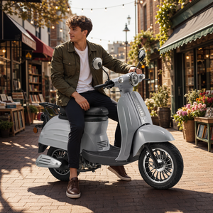 Motocicleta Urbana para Adultos de <span class=keywords><strong>50cc</strong></span>, Transmisión Continuamente Variable, Arranque Eléctrico BOSCH, <span class=keywords><strong>Precio</strong></span> de Mayoreo Accesible - Product Image 1