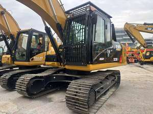 Excavadora de cadenas CAT 323D2L usada de 23 toneladas en excelentes condiciones, con bomba de motor inferior, 8 ruedas de freno, motor CAT 3066, certificación CE - Product Image 5