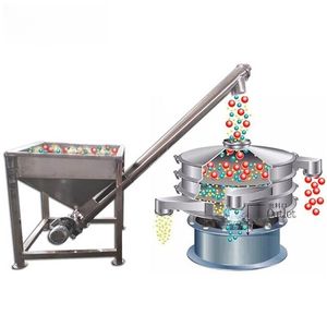 Rijstmeel Zetmeel Vijzel Invoermachine Grist Buisvormige Schroef Transportband Met <span class=keywords><strong>Hopper</strong></span> - Product Image 4