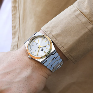 <span class=keywords><strong>Montre</strong></span> Homme IIK 1385 de Marque Tendance, Analogique à Quartz, Bracelet en Acier Allié, Aiguilles Lumineuses, Date Automatique, Étanche – Soldes Exceptionnelles - Product Image 6