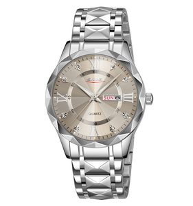 <span class=keywords><strong>Montre</strong></span> SKMEI 9369 Modèle Reloj <span class=keywords><strong>Montre</strong></span> Luxe Or <span class=keywords><strong>Homme</strong></span> Acier Inoxydable Mode Casual <span class=keywords><strong>Automatique</strong></span> Quartz pour Couples Femme - Product Image 6