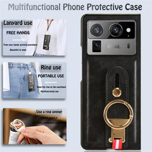 Coque en cuir TPU + PU antichoc Crazy Horse Texture pour Tecno Phantom V Fold <span class=keywords><strong>2</strong></span> - Product Image 6