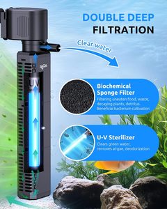 Seaoura SR-706 多機能UVフィッシュタンクフィルター水中ポンプ スマートタイマー制御と外部インジケーター付き - Product Image 5