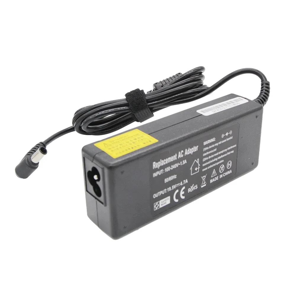 19,5 V 4.7A 90W 6,5*4,4mm para Sony cargador AC adaptador de ordenador portátil Vaio 1, 2, 2, 12, 12, 12, 12, 12, 33