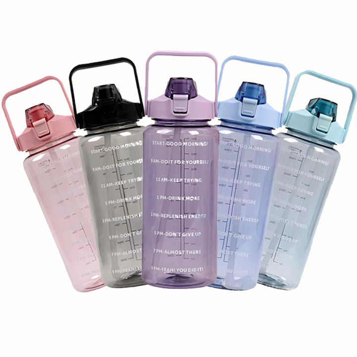 Neoprene Water Bottle Holder With Shoulder Strap – Fits Half Gallon 64oz Bottles, Insulated Sleeve For Gym & Hiking