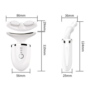 เครื่องนวดหน้าไมโครเคอร์เรนท์แบบลูกกลิ้ง วัสดุ ABS สแตนเลส ชาร์จผ่าน USB สำหรับยกกระชับผิวหน้า - Product Image 3